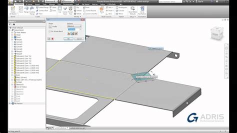 inventor unfold sheet metal|inventor sheet metal drawing.